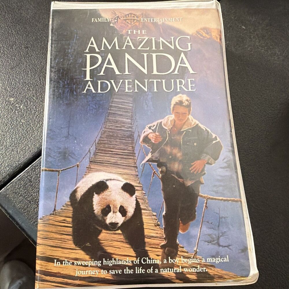 Warner Home Video The Amazing Panda Adventure VHS 1995 PG Full Screen NTSC